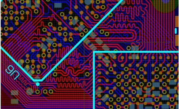 Serpentine traces for length matching