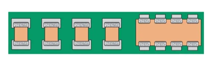 MlCCs in parallel