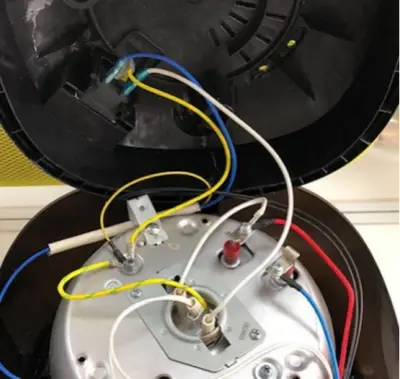pe wire of the rice cooker