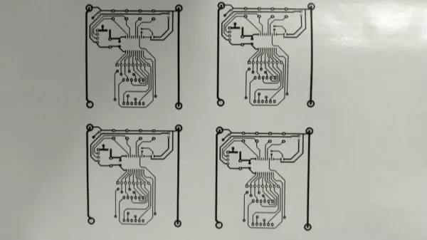 Printing the circuit board design