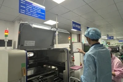 Pick-and-place machine working